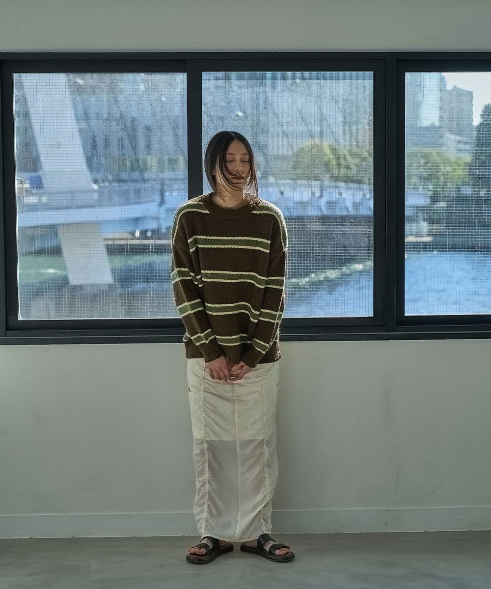 着用イメージ　164cm BROWN