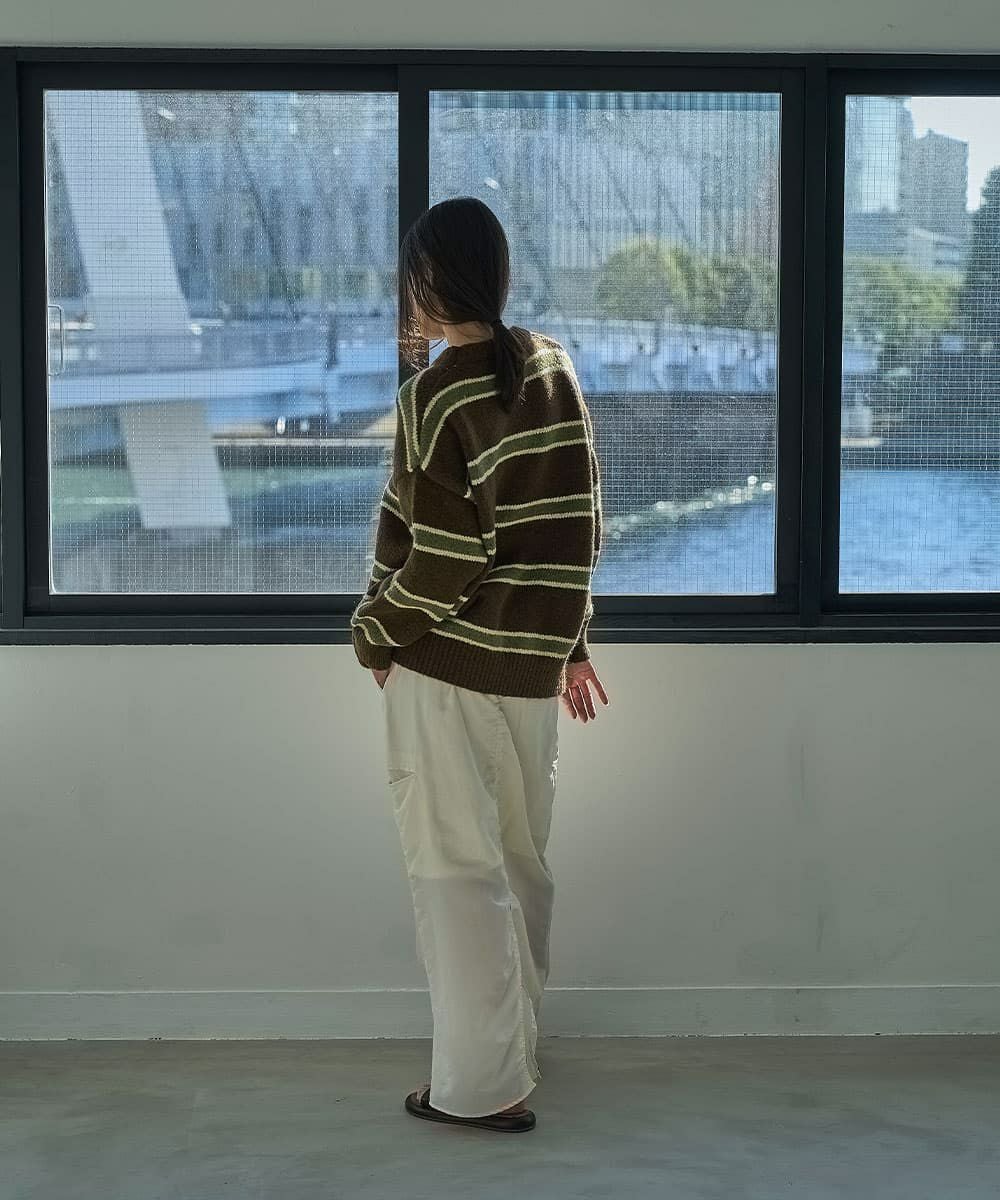 MARJOUR】BORDER KNIT | おしゃれな大人レディースファッション通販