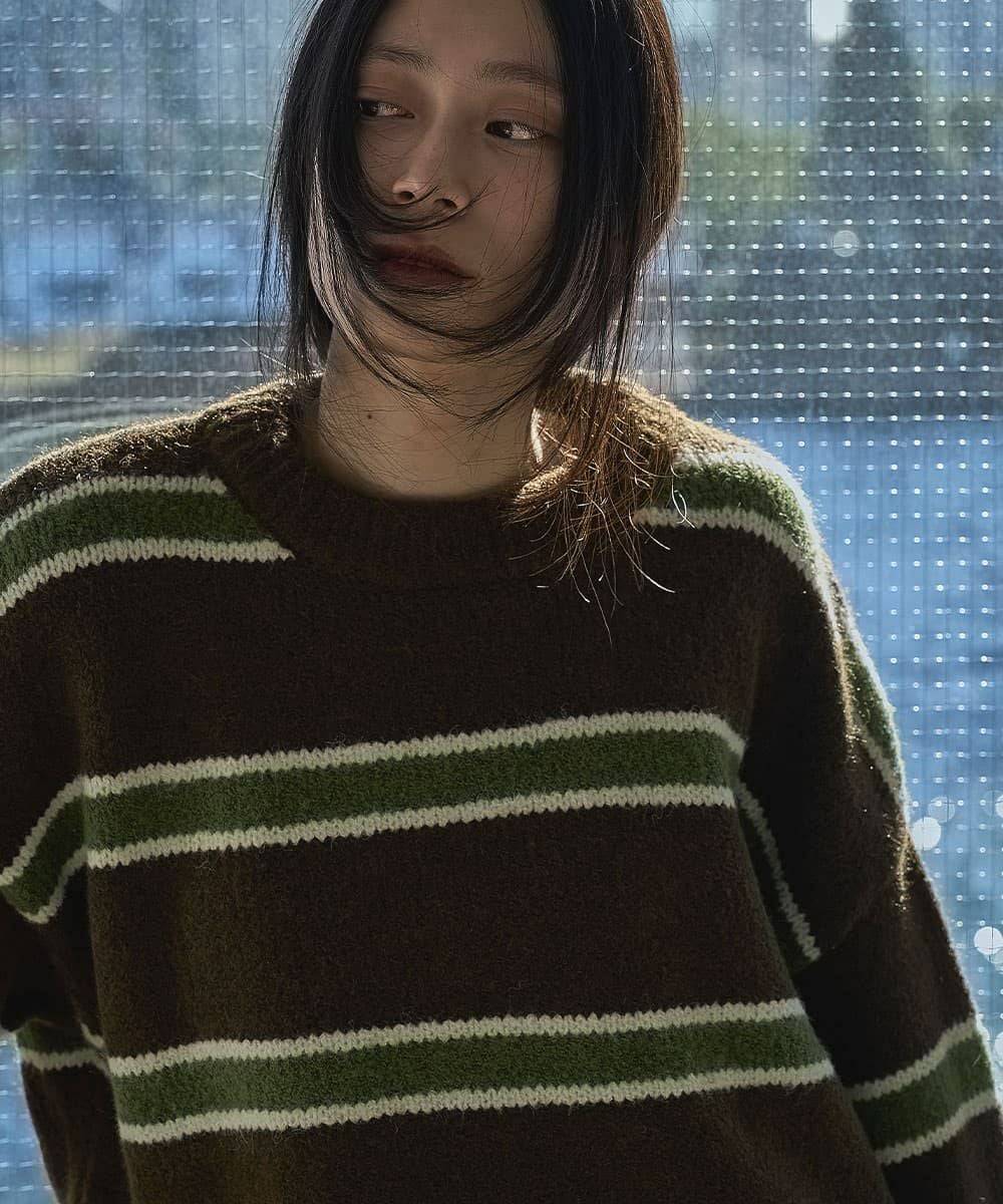 着用イメージ　164cm BROWN