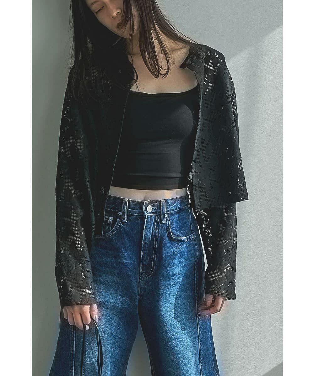 着用イメージ 164cm BLACK