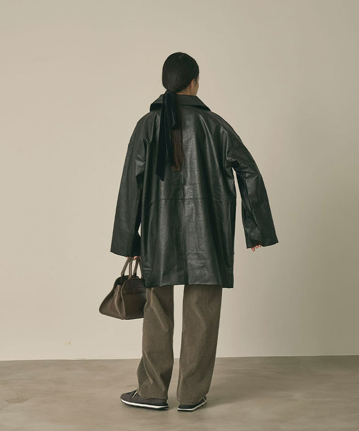 着用イメージ 164cm BLACK