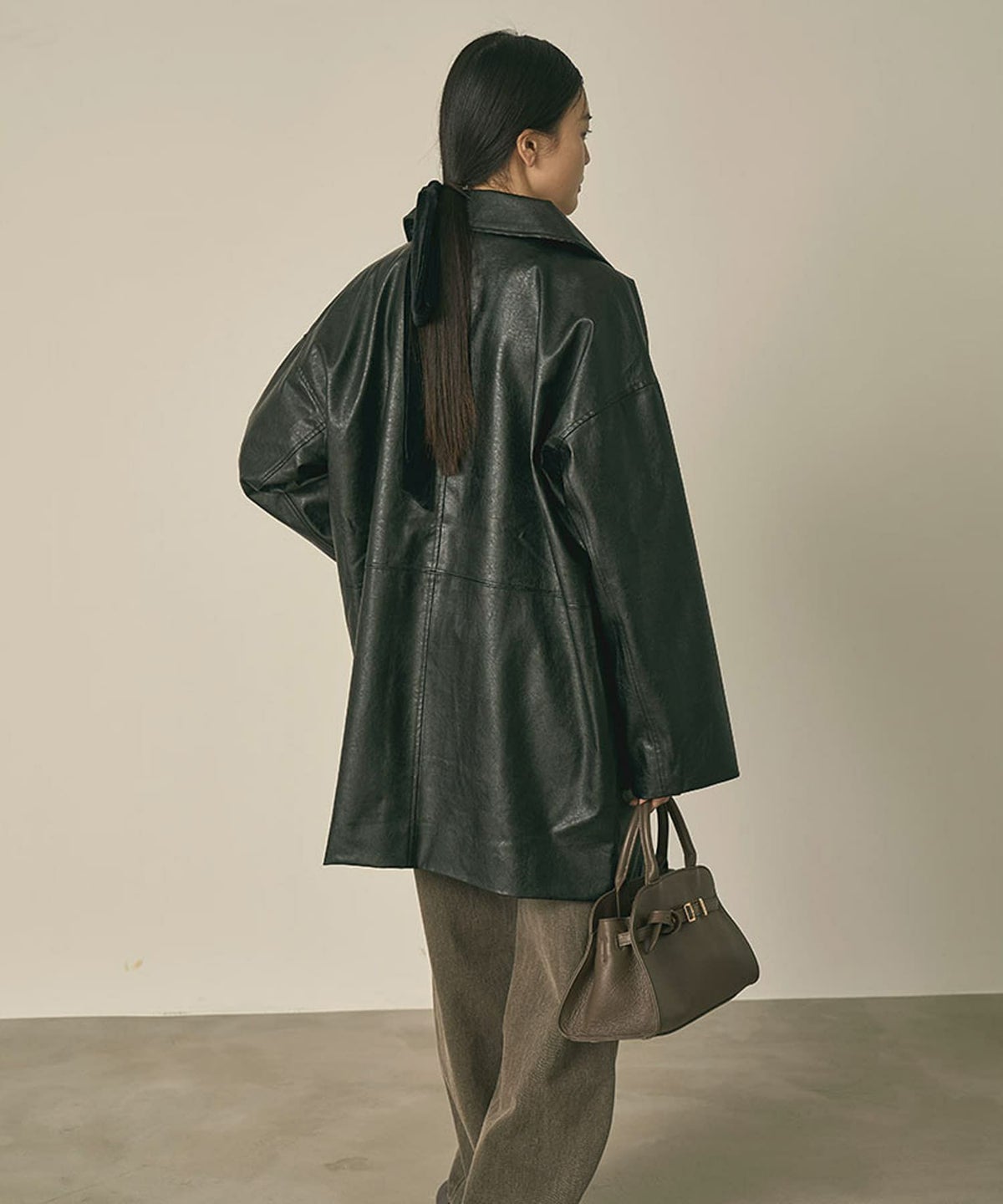 着用イメージ 164cm BLACK