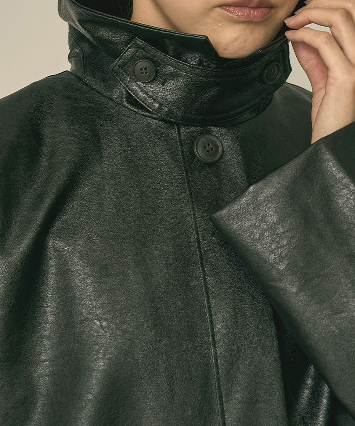 着用イメージ 164cm BLACK