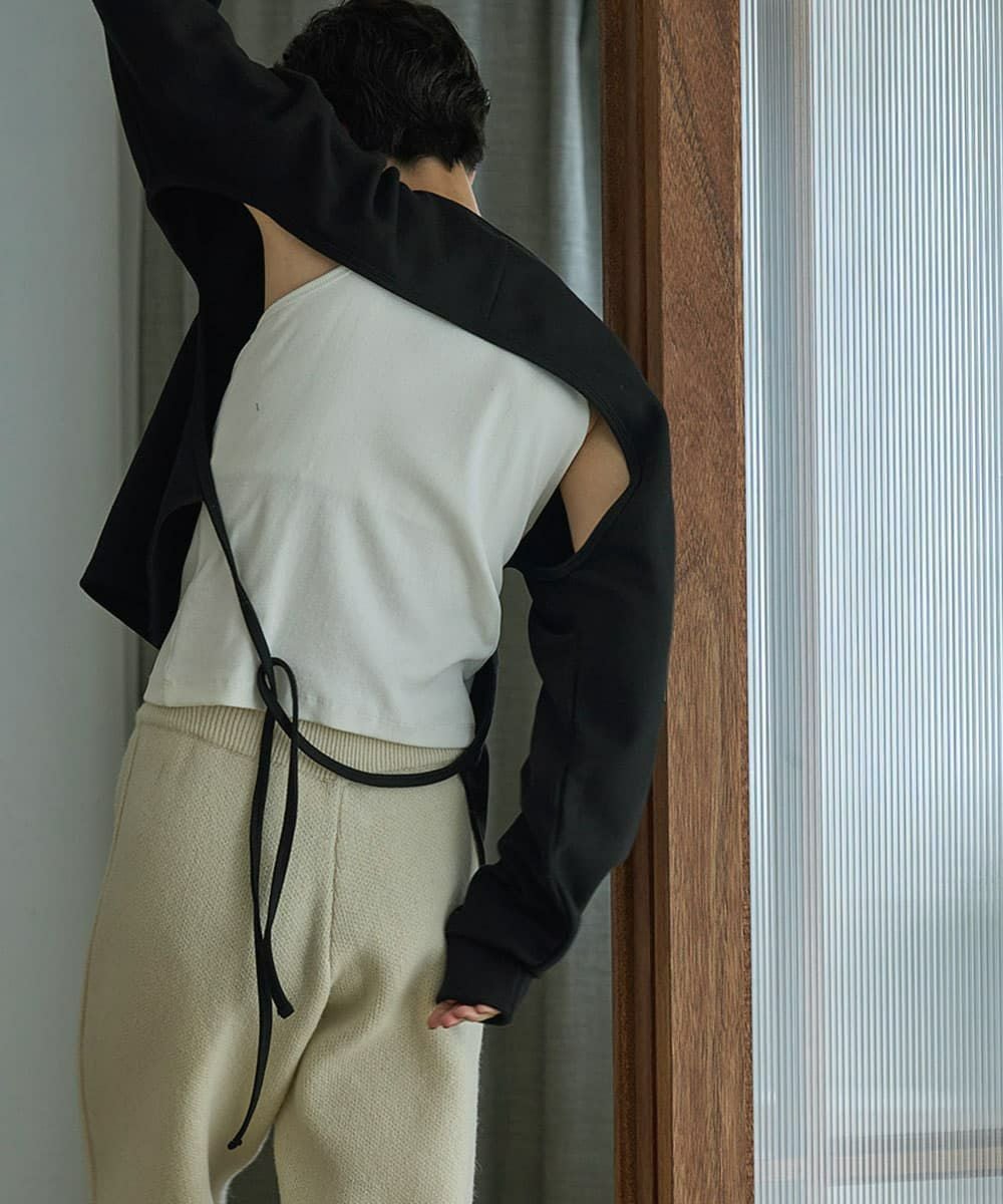 着用イメージ　168cm BLACK