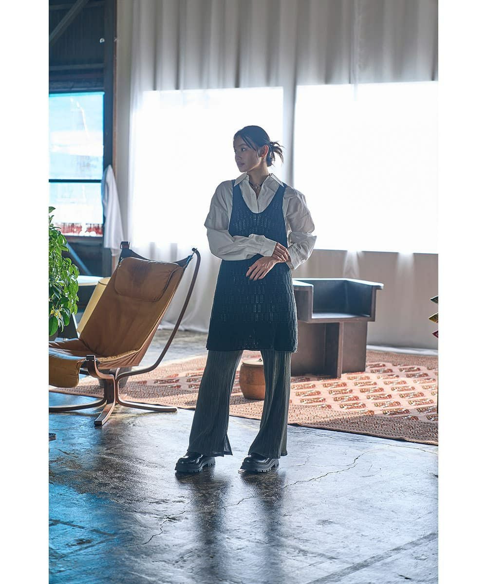 着用イメージ　164cm BLACK