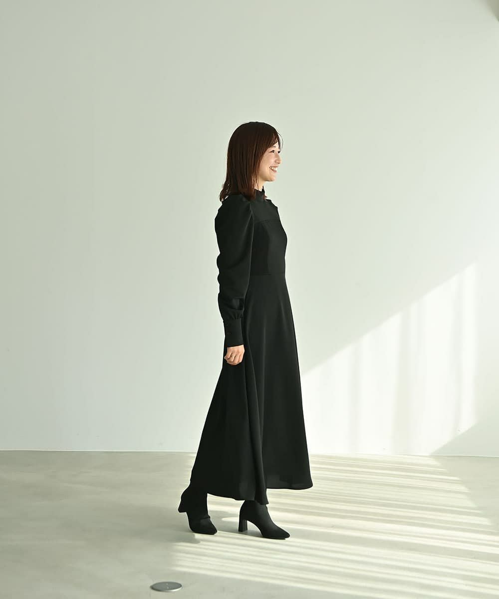 着用イメージ　161cm BLACK