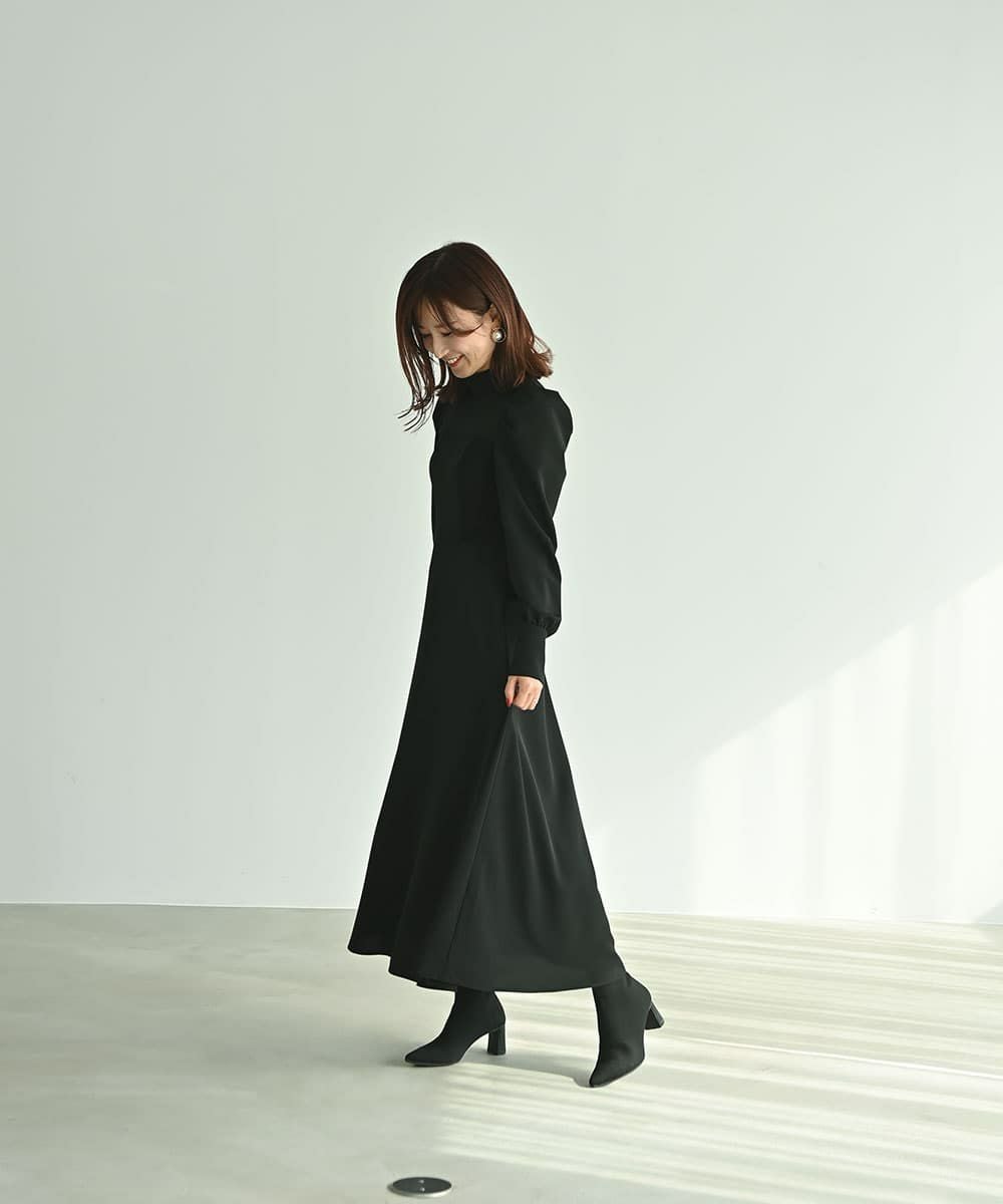 着用イメージ　161cm BLACK