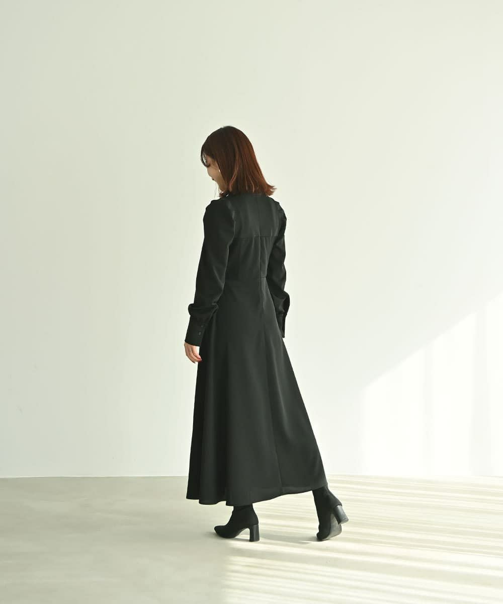 着用イメージ　161cm BLACK