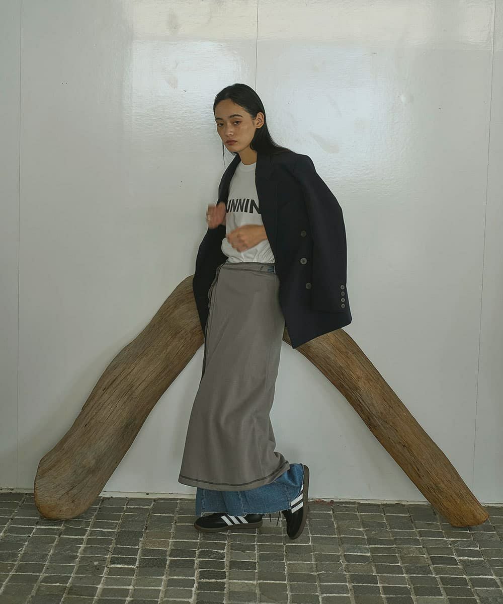 着用イメージ 168cm CHARCOAL GRAY