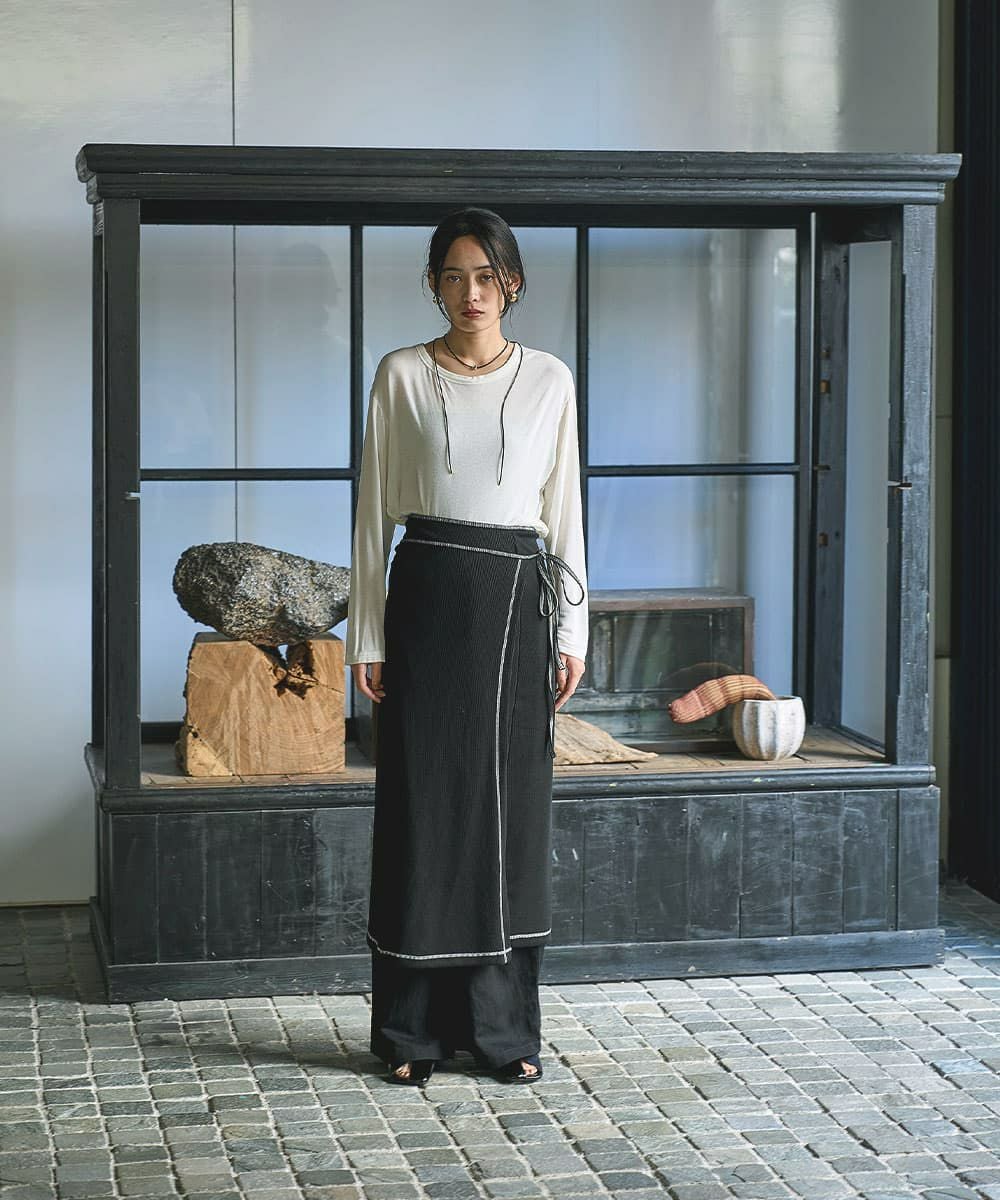 着用イメージ 168cm BLACK