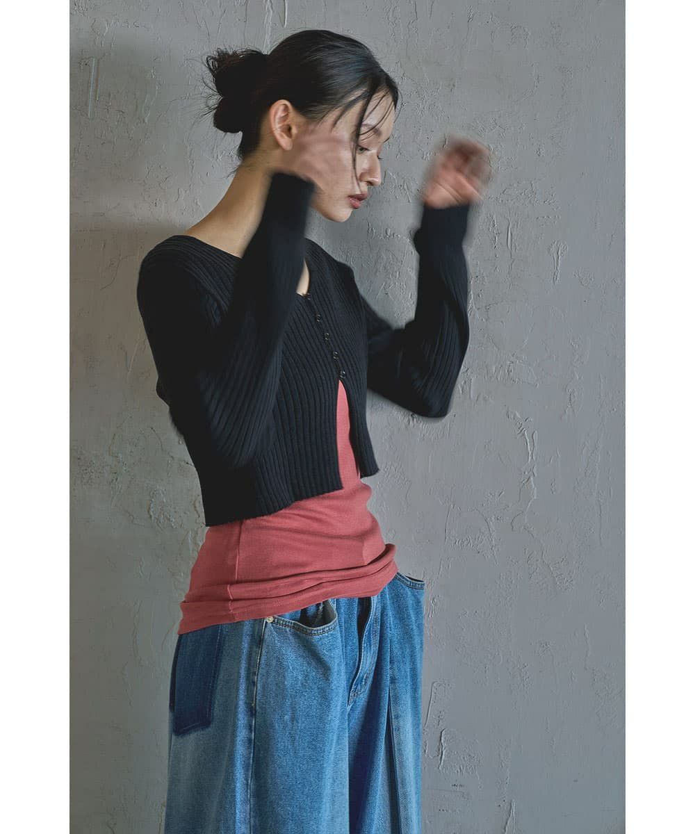 着用イメージ　165cm BLACK