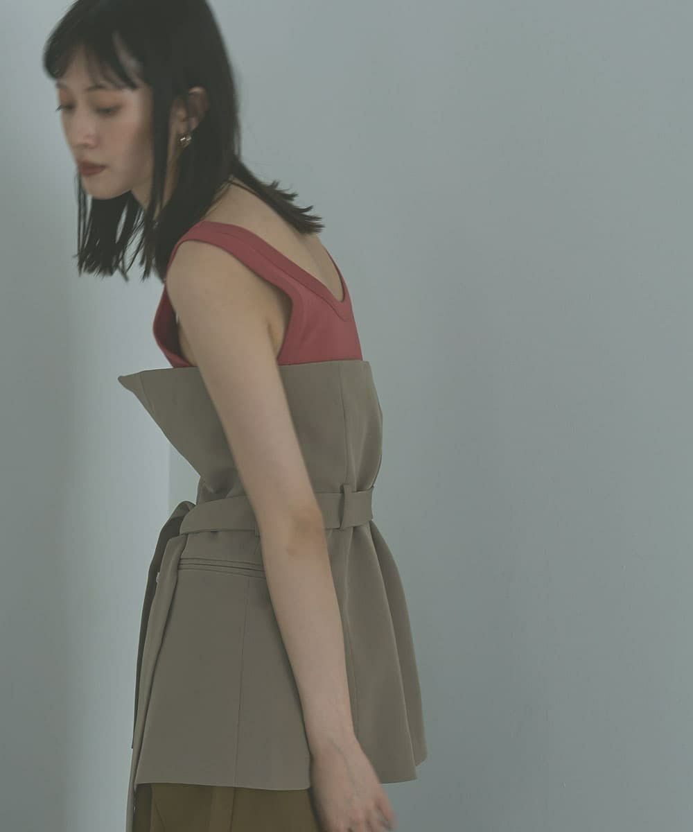 着用イメージ 166cm BLOOD ORANGE