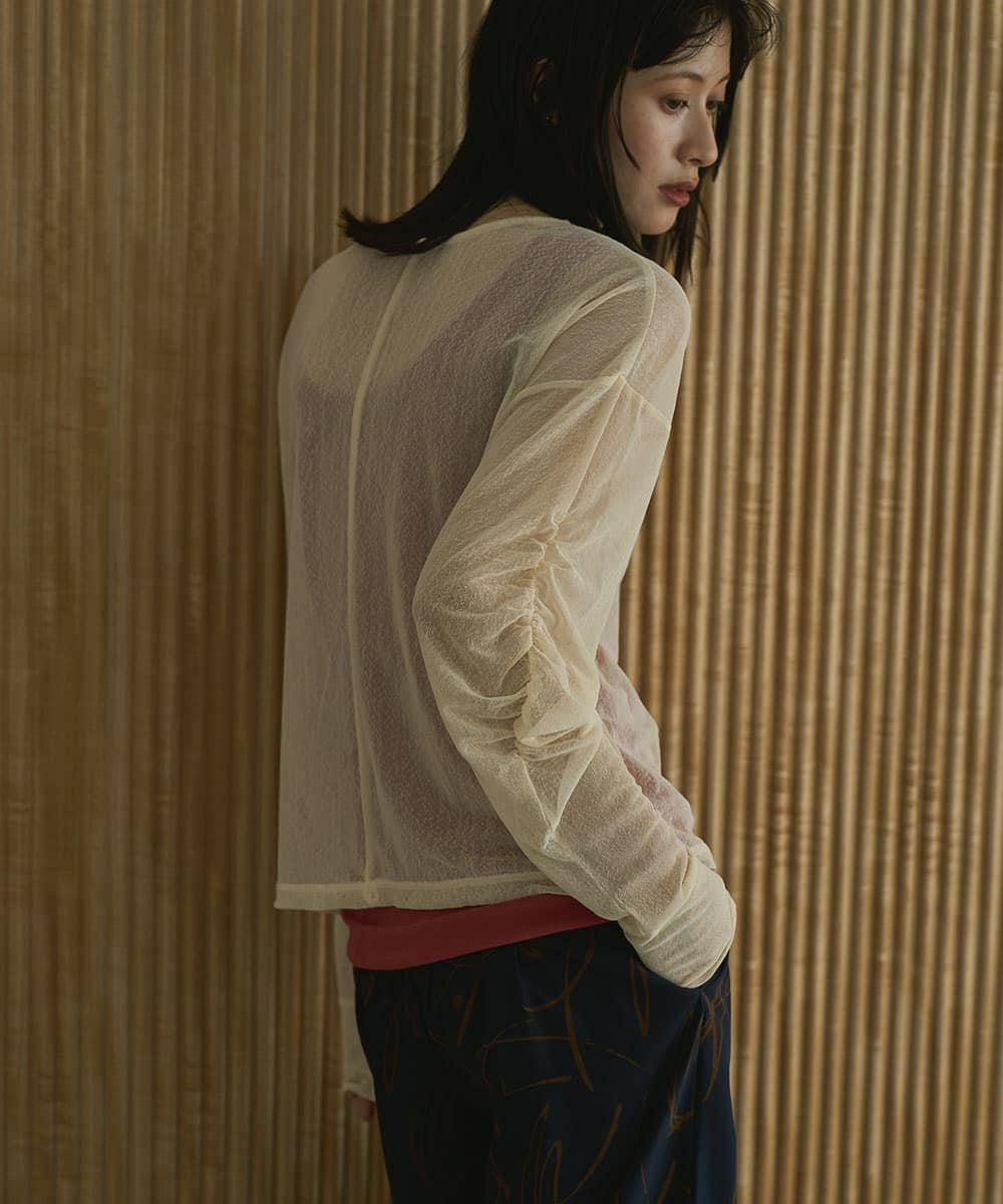 着用イメージ 166cm BLOOD ORANGE