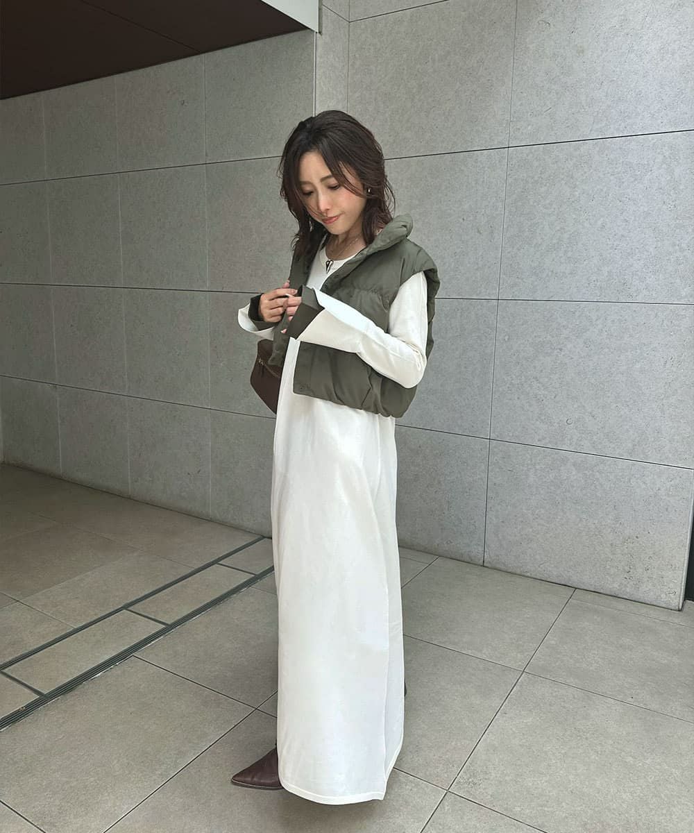 着用イメージ　160cm(S~Msize)   OFFWHITE