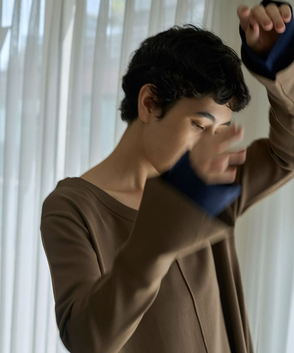 着用イメージ　168cm(M~Lsize)   MOCHA