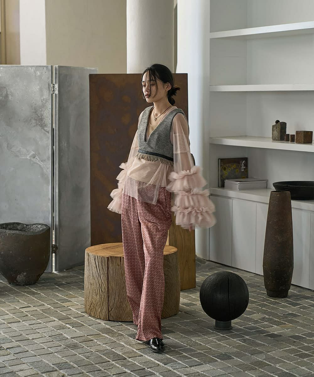 着用イメージ　168cm　OFFBEIGE