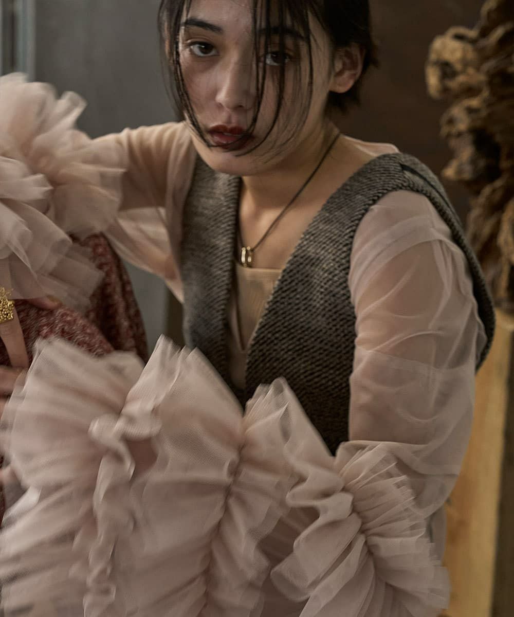 着用イメージ　168cm　OFFBEIGE