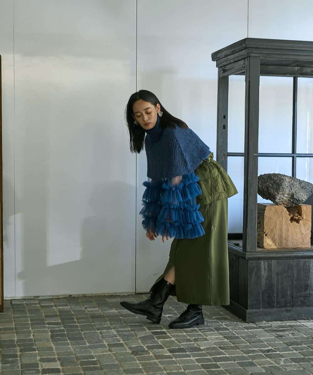 着用イメージ　168cm　INK BLUE