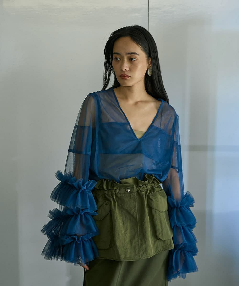 着用イメージ　168cm　INK BLUE