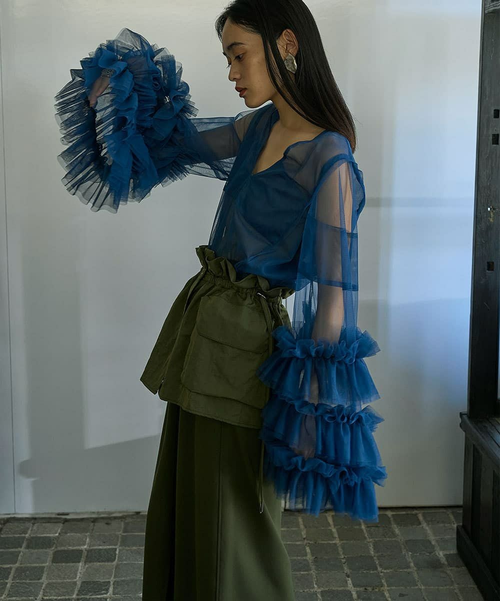 着用イメージ　168cm　INK BLUE