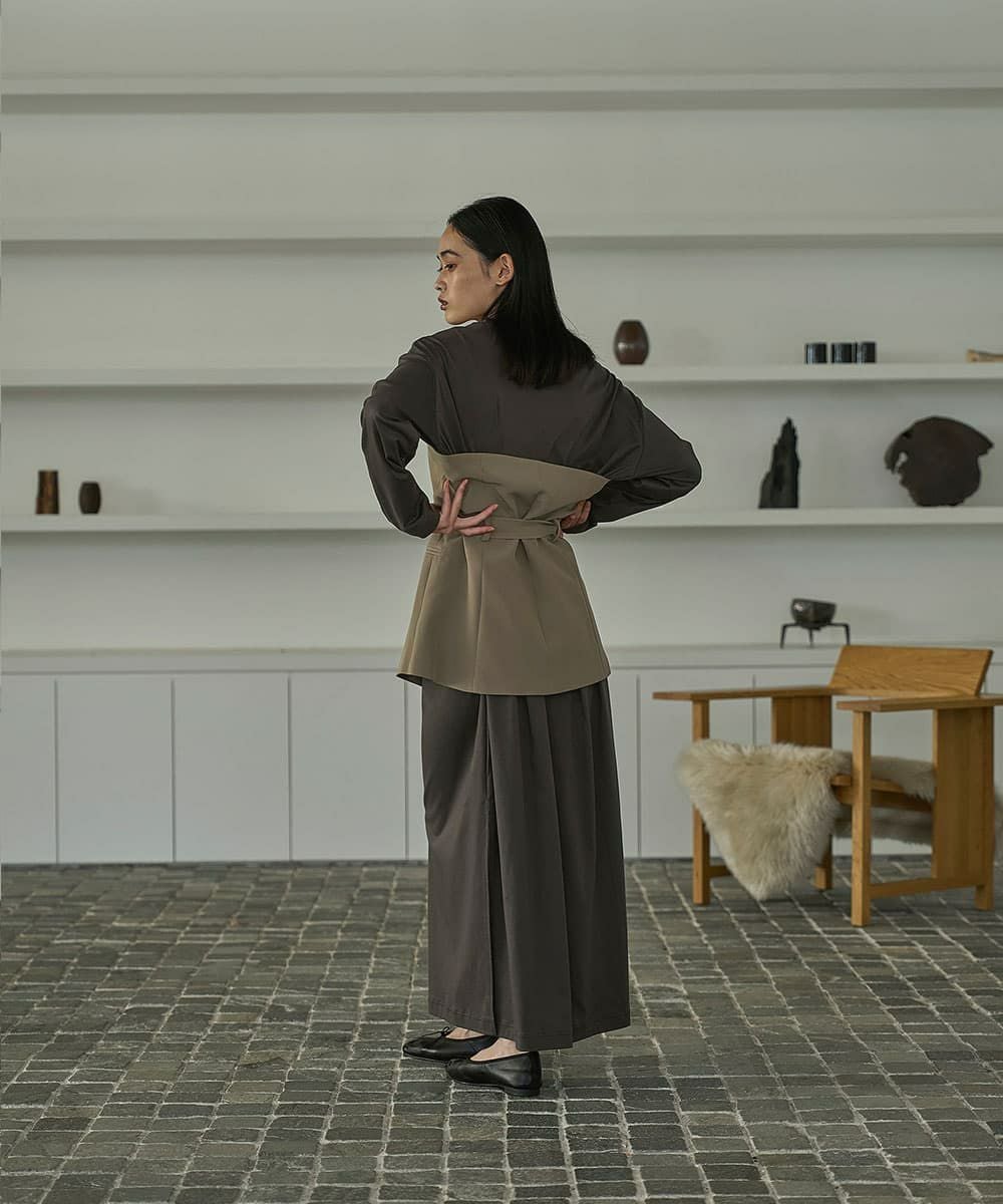 着用イメージ　168cm 　KHAKI BEIGE