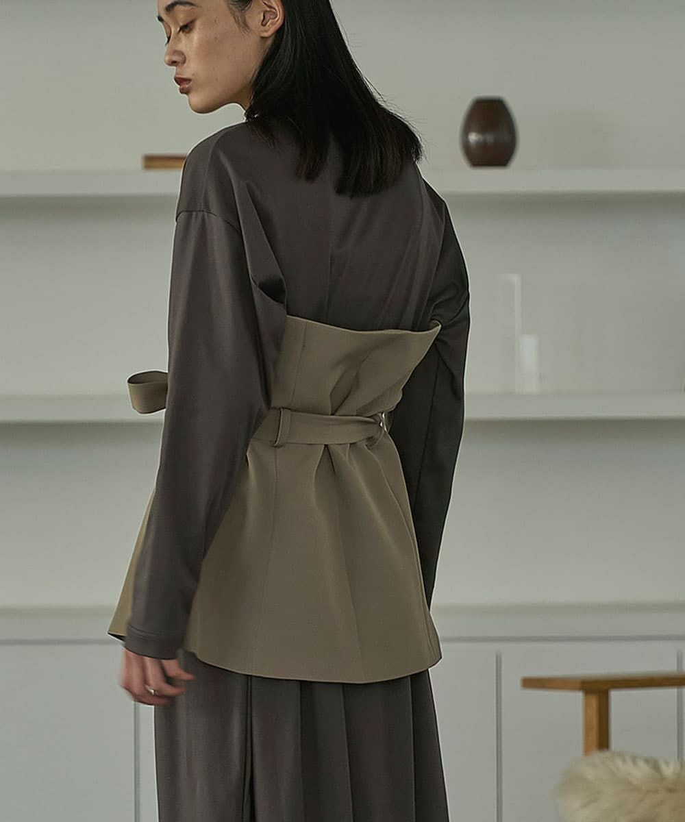 着用イメージ　168cm 　KHAKI BEIGE