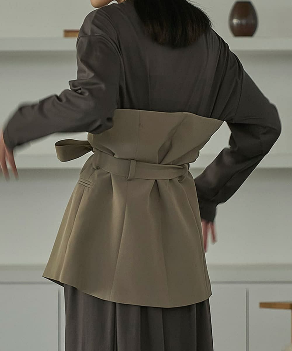 着用イメージ　168cm 　KHAKI BEIGE