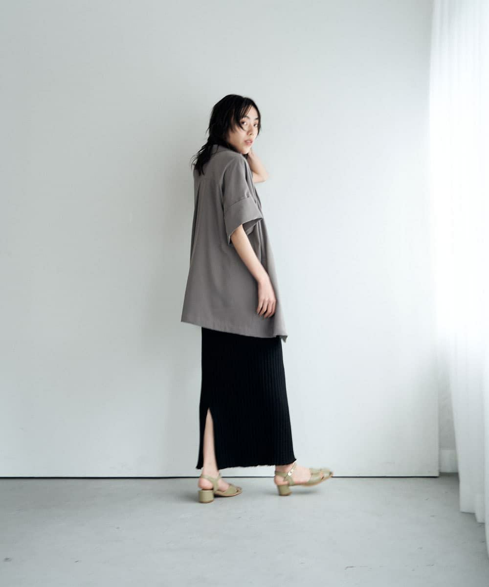 着用イメージ　164cm BLACK