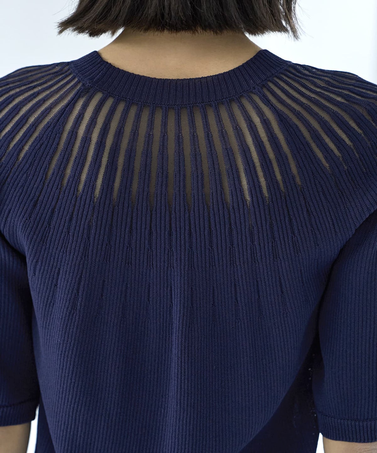 着用イメージ 163cm ネイビー