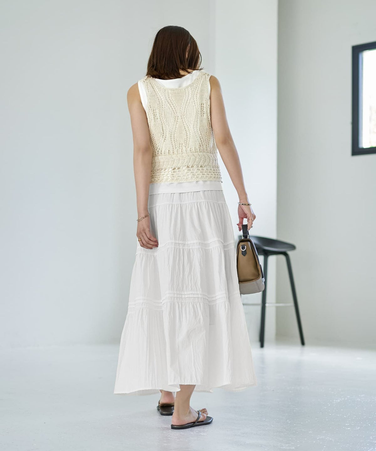 着用イメージ　166cm 02サイズ ホワイト