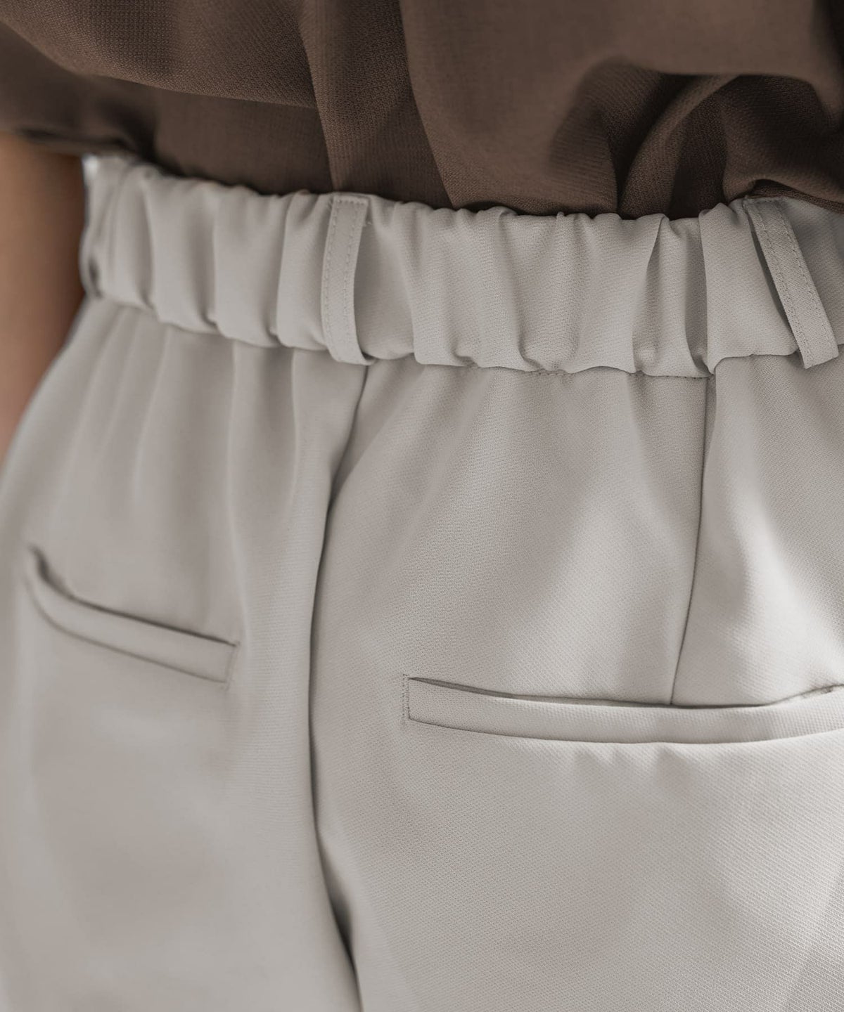 着用イメージ　167cm　エクリュベージュ