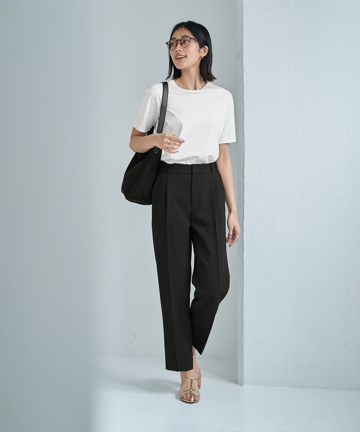 着用イメージ　167cm　ブラック