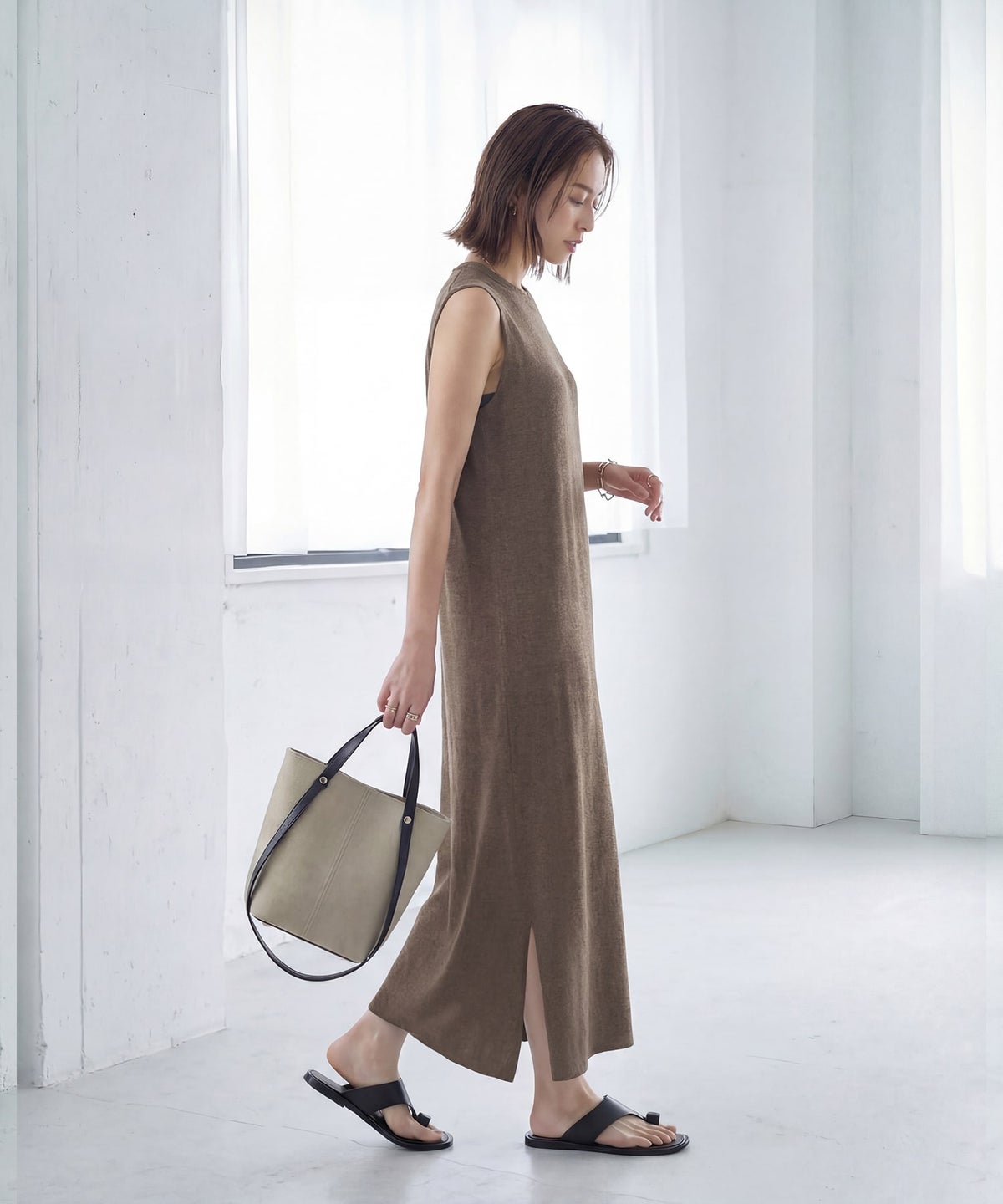 着用イメージ　165cm 02サイズ ブロンズミックス