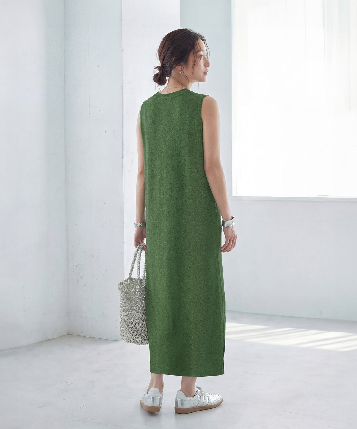 着用イメージ　165cm 02サイズ マッチャ