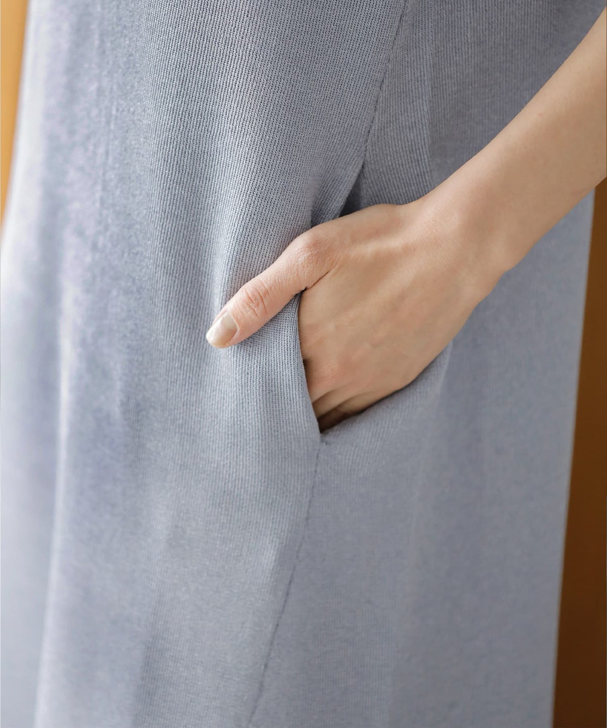 着用イメージ　165cm 02サイズ ニュアンスブルー