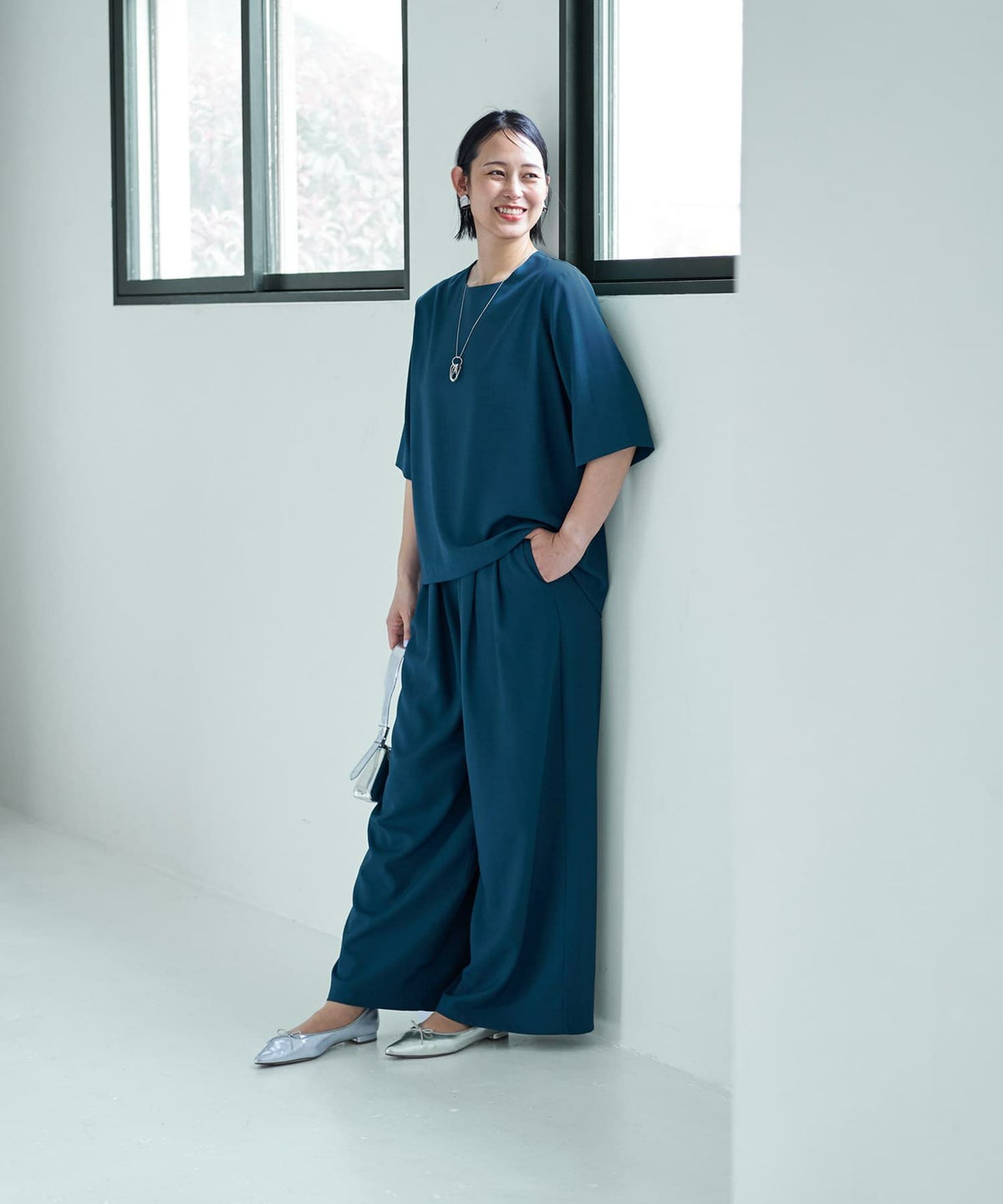 着用イメージ 187cm ブルーグリーン X-tall