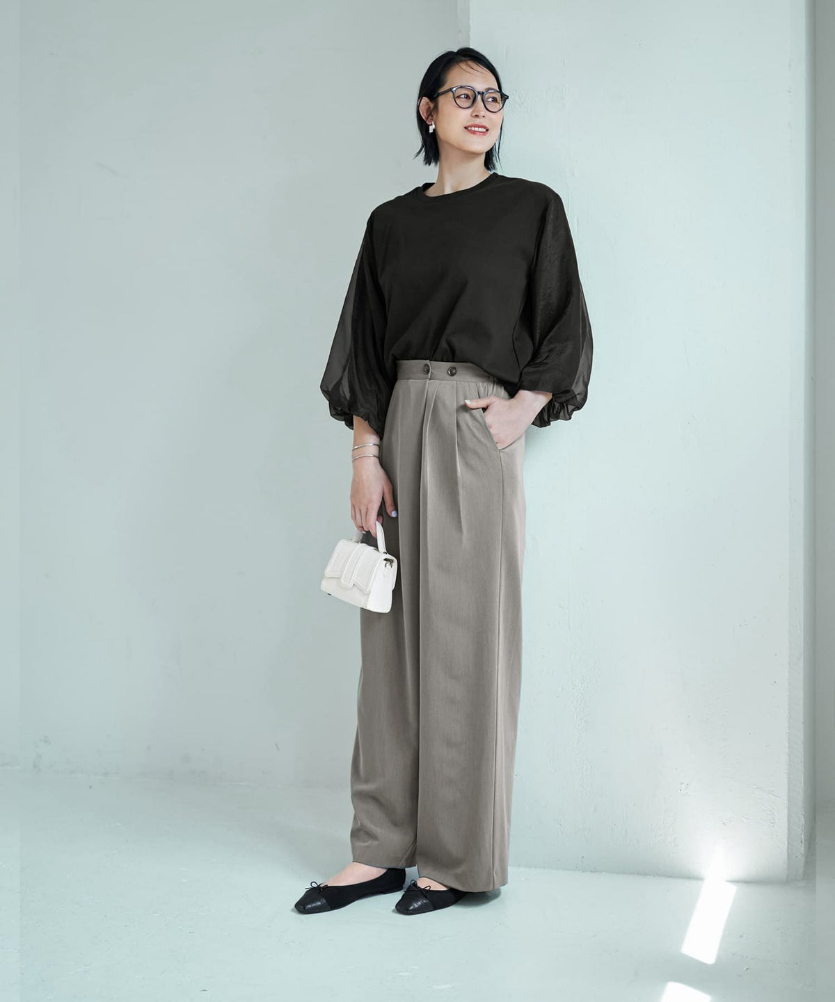 着用イメージ 187cm オリーブグレー X-tall