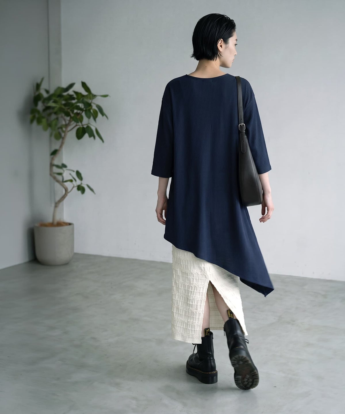 着用イメージ 170cm ネイビー