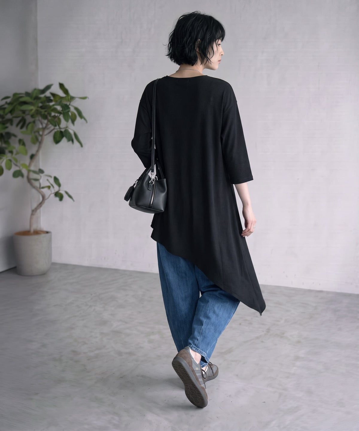 着用イメージ 170cm ブラック