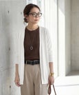 着用イメージ　163cm ホワイト