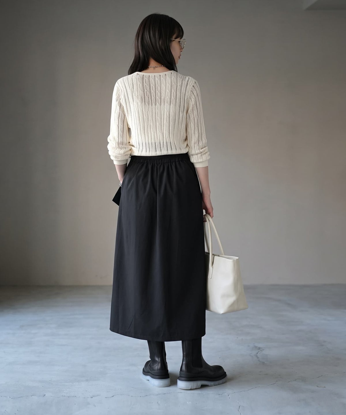 着用イメージ 170cm ブラック