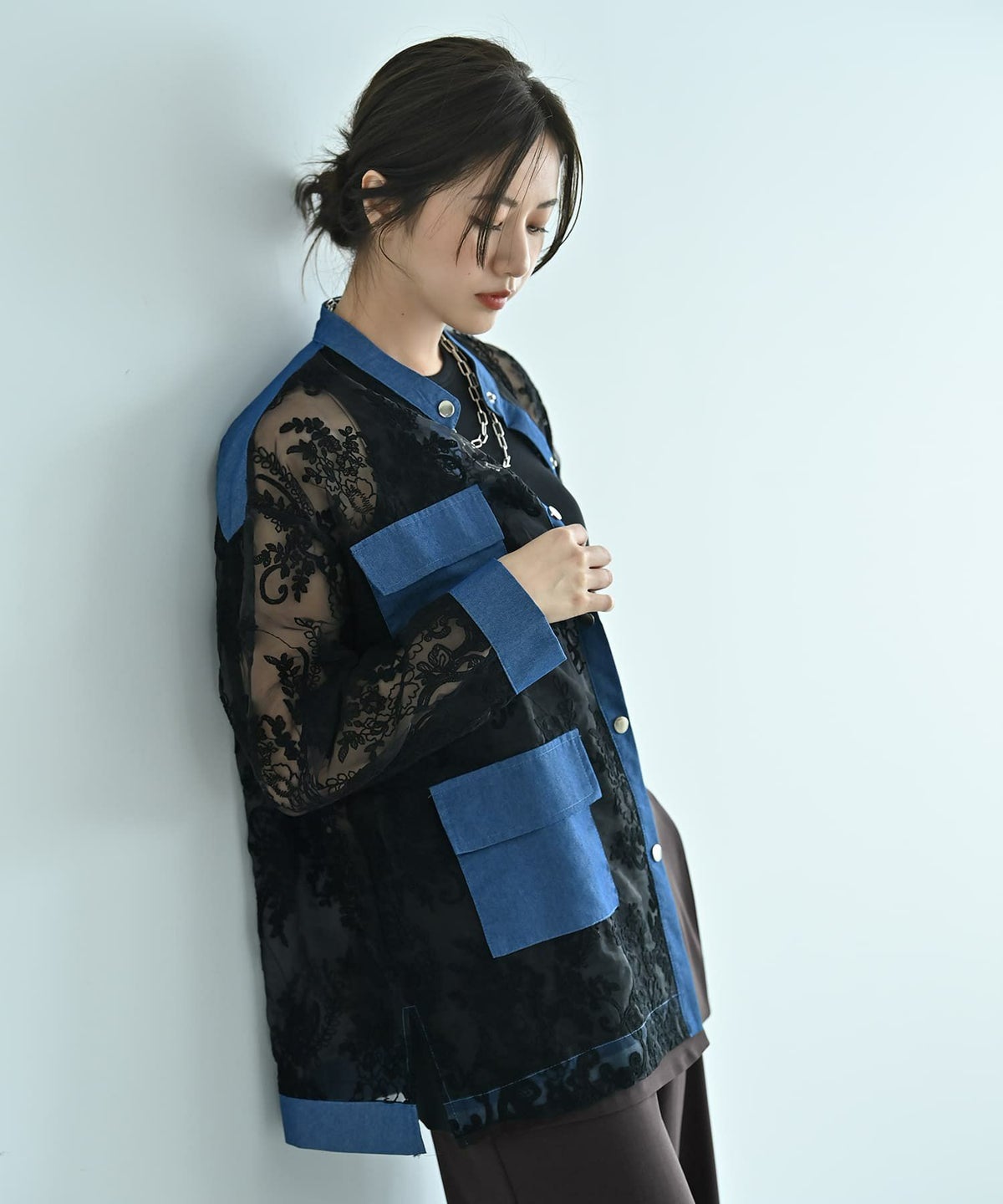 ブラック×インディゴ