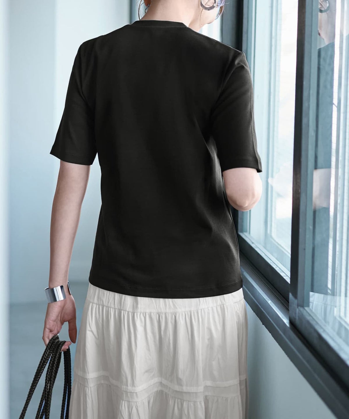 着用イメージ　166cm ブラック