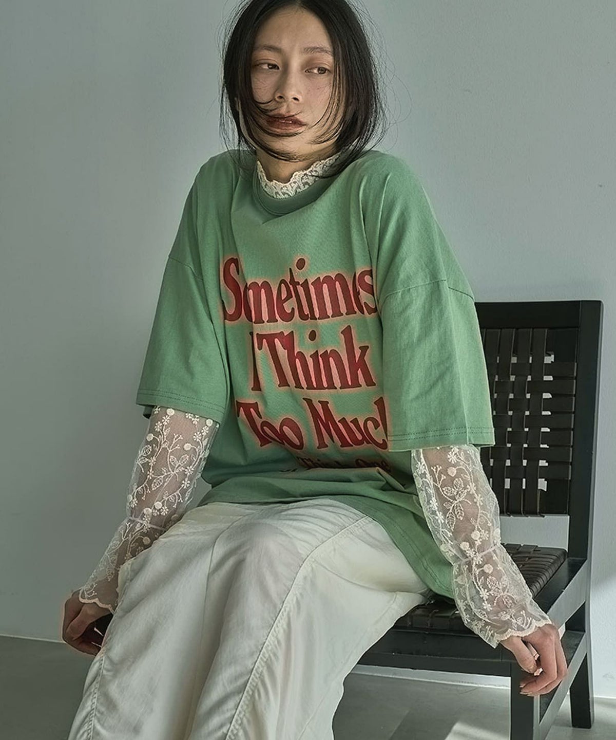 着用イメージ 164cm GREEN