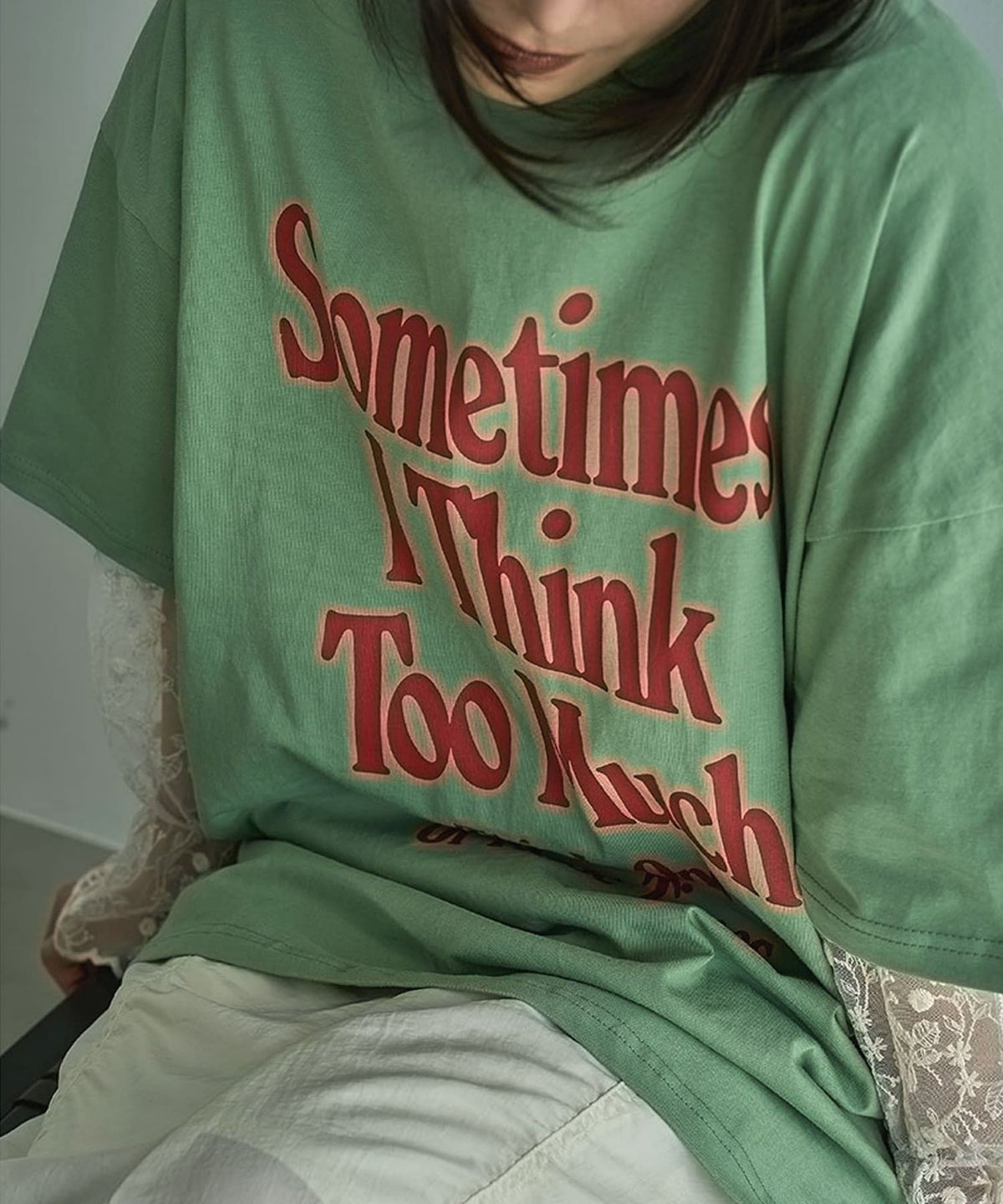 着用イメージ 164cm GREEN