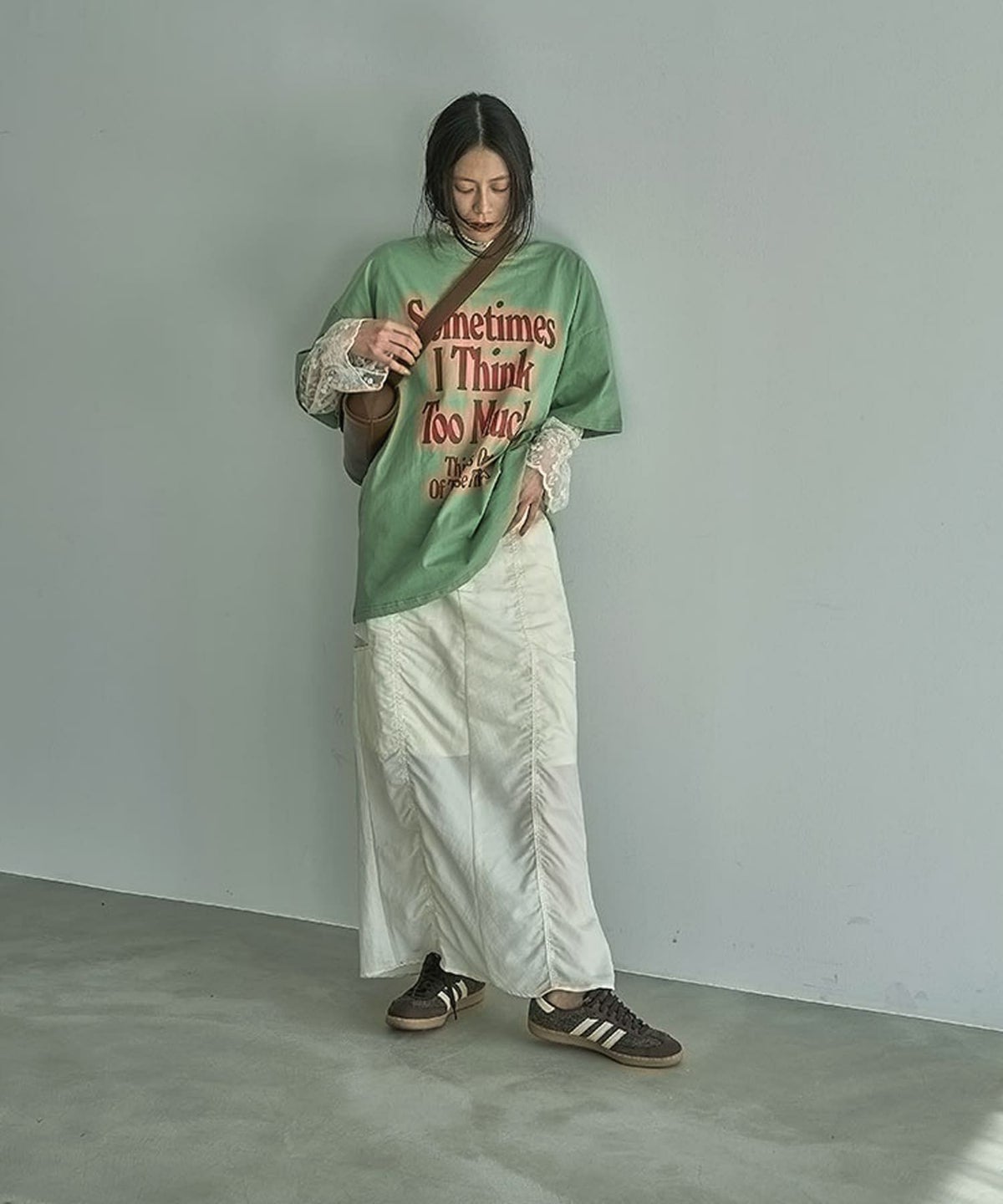 着用イメージ 164cm GREEN