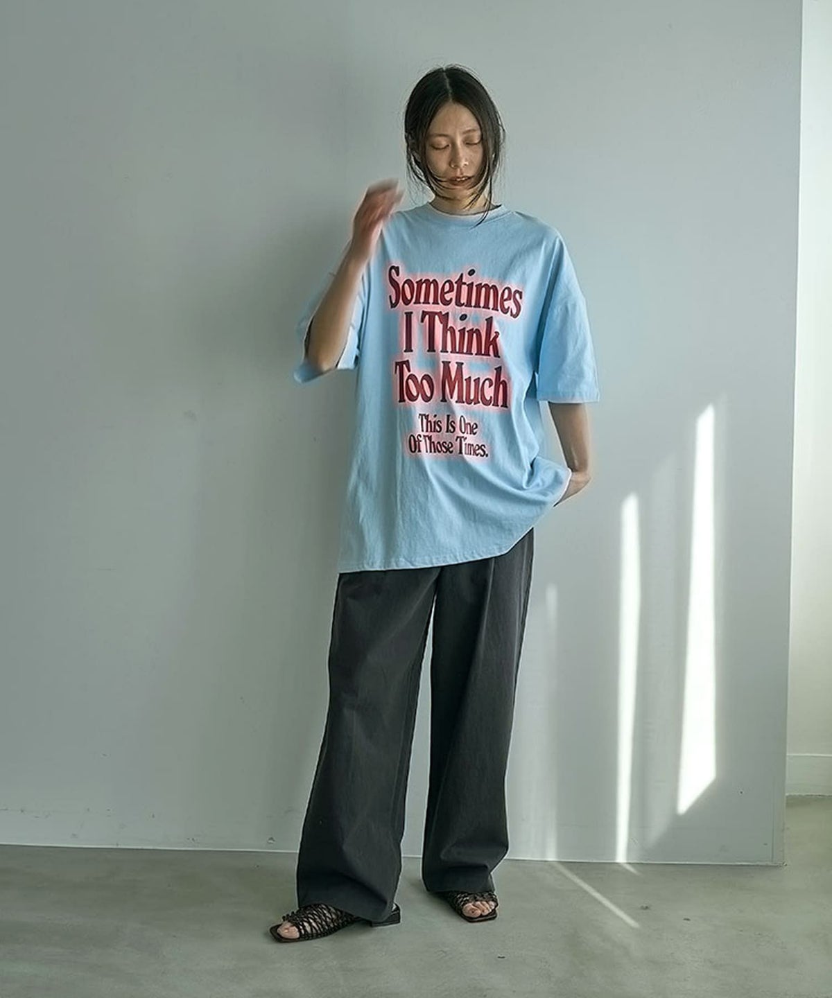 着用イメージ 164cm　BLUE