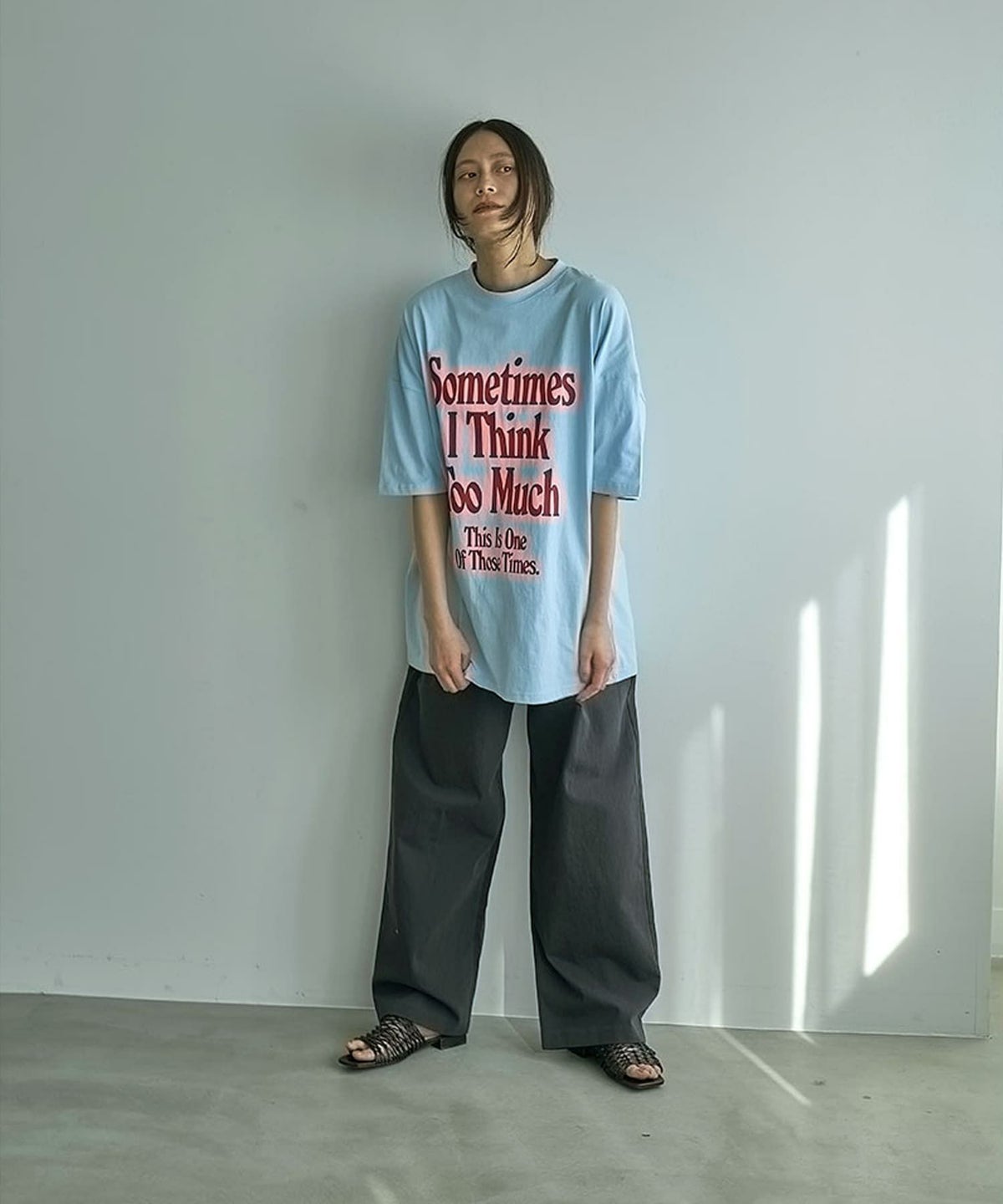 着用イメージ 164cm　BLUE