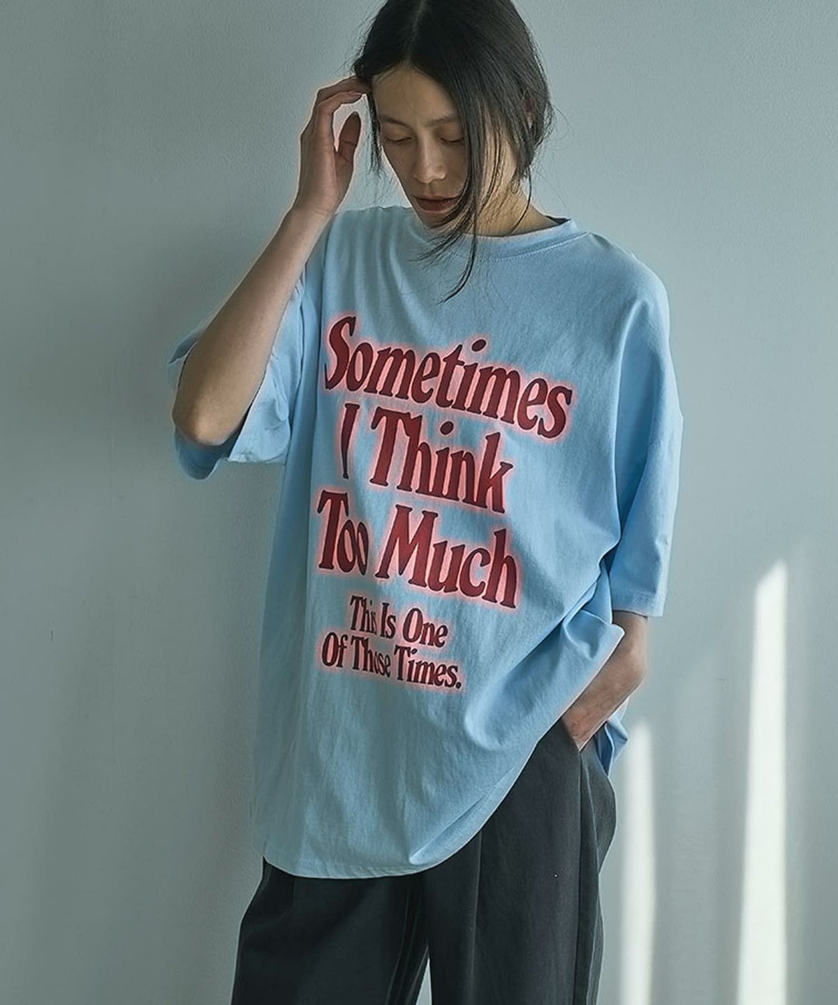 着用イメージ 164cm　BLUE