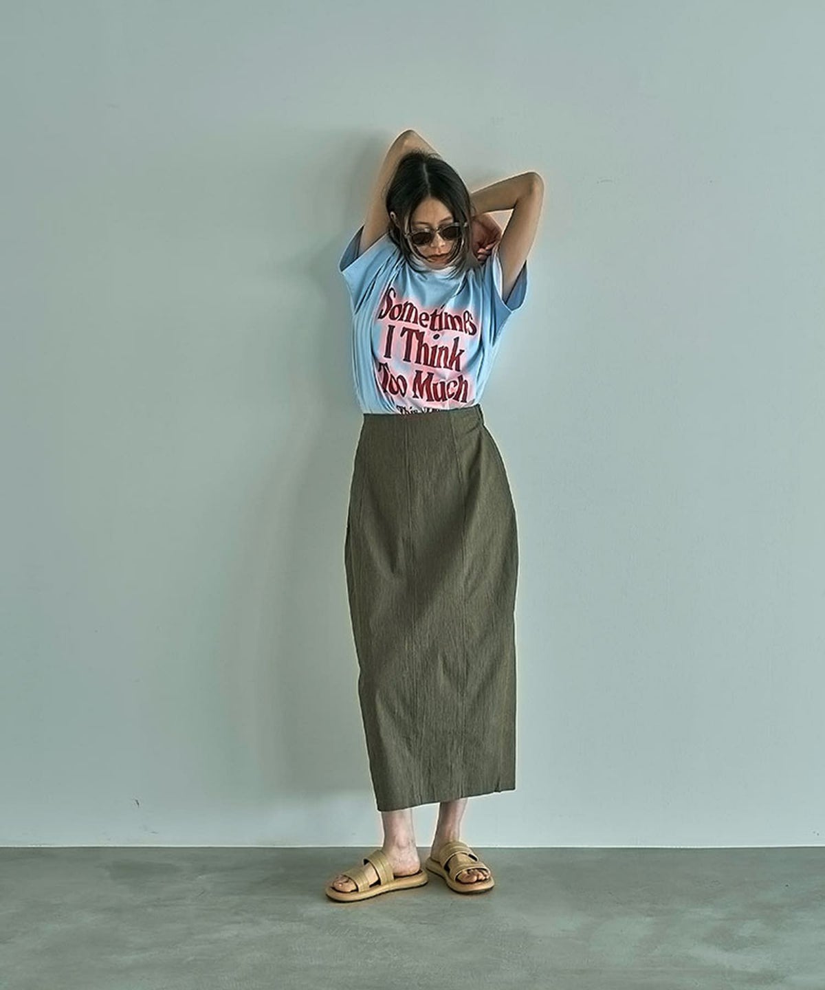 着用イメージ 164cm　BLUE